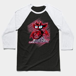 Grumpy Skull Hoarder Baseball T-Shirt